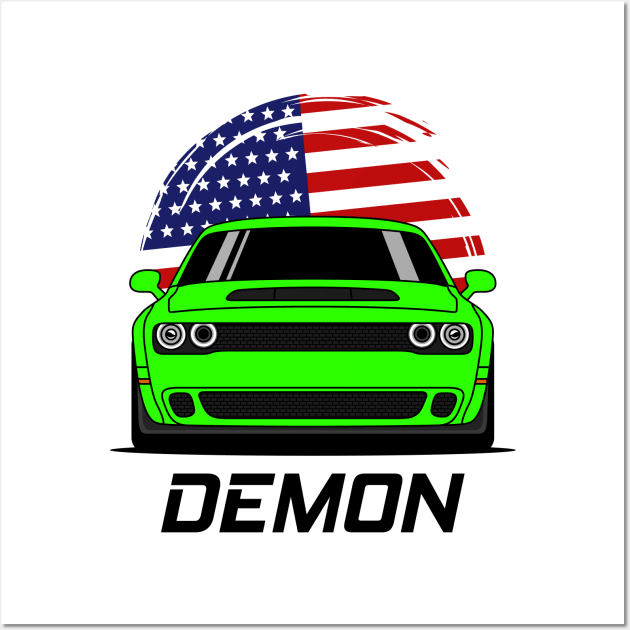 Challenger SRT Demon Wall Art by RacingSize